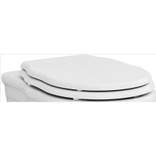 Сиденье для унитаза с микролифтом белый/бронза Artceram Hermitage HEA005 01 72