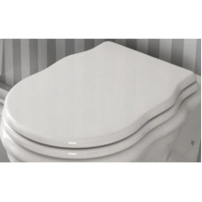 Сиденье для унитаза с микролифтом белый/золото Artceram Hermitage HEA005 01 73