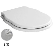 Сиденье для унитаза с микролифтом белый/хром Artceram Hermitage HEA005 01 71