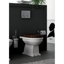 Сиденье для унитаза с микролифтом орех/бронза Artceram Hermitage HEA004 72