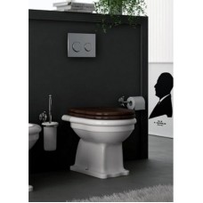 Сиденье для унитаза с микролифтом орех/хром Artceram Hermitage HEA004 71