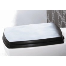 Сиденье для унитаза с микролифтом черный/хром Artceram Jazz JZA0060371