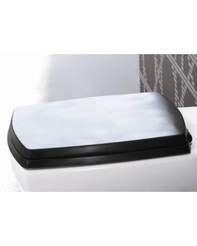 Сиденье для унитаза с микролифтом черный/хром Artceram Jazz JZA0060371