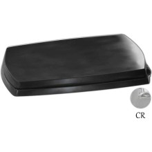 Сиденье для унитаза с микролифтом черный/хром Artceram Jazz JZA0060371