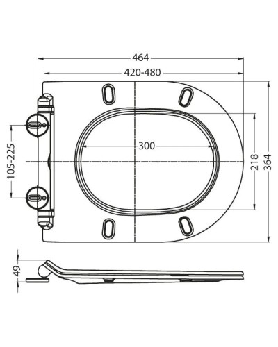 Сиденье для унитаза с микролифтом BelBagno Flay-R BB2111SC