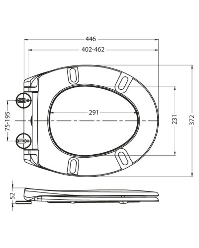 Сиденье для унитаза с микролифтом BelBagno Prospero BB2004SC