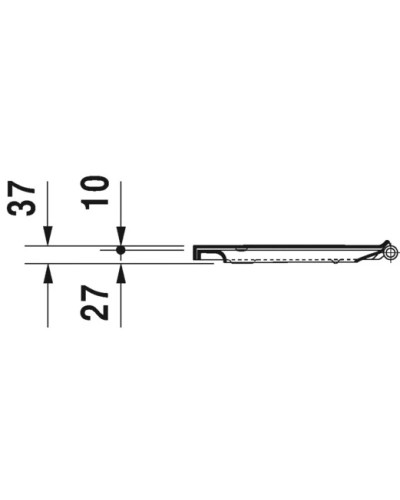 Сиденье для унитаза с микролифтом Duravit DuraStyle 0020790000