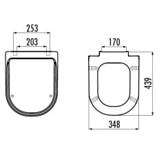 Сиденье для унитаза с микролифтом Creavit Antik KC0303.01.0000E