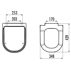 Сиденье для унитаза с микролифтом Creavit Antik KC0303.01.0800E