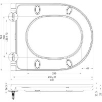 Сиденье для унитаза BelBagno BB870SC Белое с микролифтом