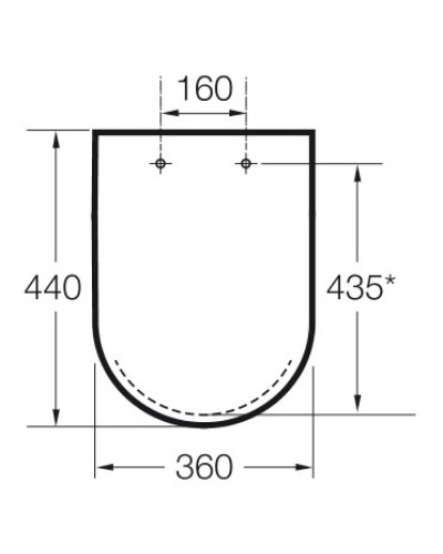 Сиденье для унитаза с микролифтом Roca Hall 80162C004