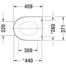 Сиденье для унитаза Duravit Darling New 0021010000
