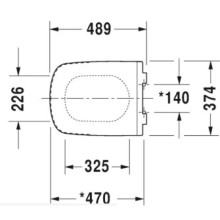 Сиденье для унитаза Duravit DuraStyle 0060510000