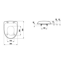 Сиденье для унитаза с микролифтом Laufen Florakids 8.9103.1.300.000.1