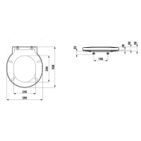 Сиденье для унитаза с микролифтом Laufen Val 8.9428.1.000.000.1
