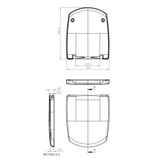 Сиденье для унитаза с микролифтом Cersanit Carina DS-CARINA-DL-t