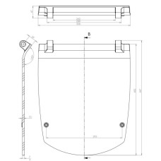 Сиденье для унитаза с микролифтом Cersanit Carina DS-CARINA-S-DL