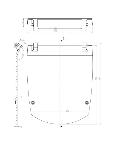 Сиденье для унитаза с микролифтом Cersanit Carina DS-CARINA-S-DL