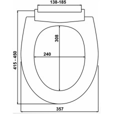 Сиденье для унитаза с микролифтом Cersanit Trento DS-TRENTO-PL