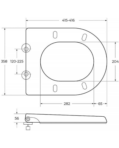 Сиденье для унитаза Cezares Giubileo CZR-6045-SC Белое с Микролифтом