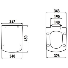 Сиденье для унитаза с микролифтом Creavit Lara KC1603.01.0000E