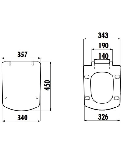 Сиденье для унитаза с микролифтом Creavit Lara KC1603.01.0000E