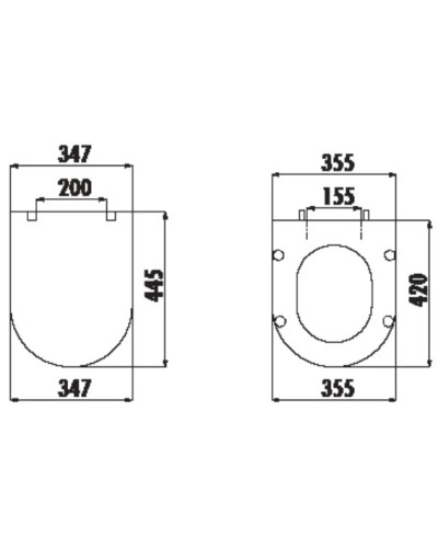 Сиденье для унитаза с микролифтом Creavit Amasra KC0103.03.1300E