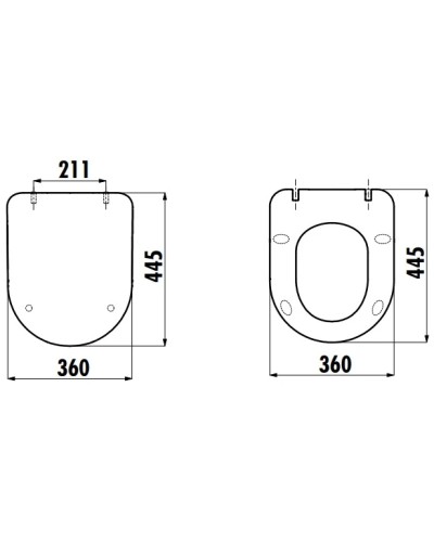 Сиденье для унитаза с микролифтом Creavit Duck KC0903.01.0600E