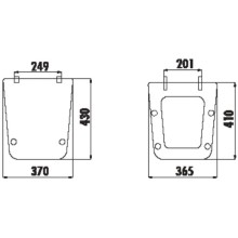 Сиденье для унитаза с микролифтом Creavit Bull KC0603.01.0000E
