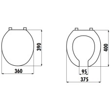 Сиденье для унитаза с микролифтом Creavit KC0403.01.0000E