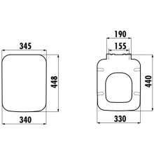 Сиденье для унитаза с микролифтом Creavit Sphinx KC1803.01.0000E