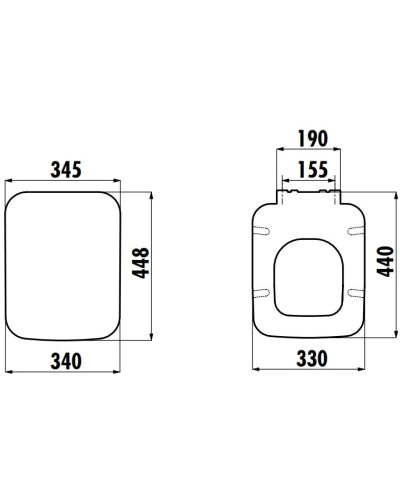 Сиденье для унитаза с микролифтом Creavit Sphinx KC1803.01.0000E