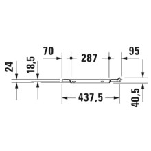 Сиденье для унитаза с микролифтом Duravit P3 Comforts 0020390000