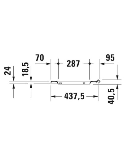 Сиденье для унитаза с микролифтом Duravit P3 Comforts 0020390000