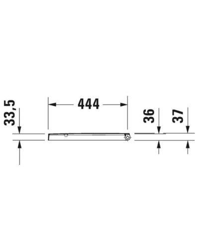 Сиденье для унитаза с микролифтом Duravit P3 Comforts 0020390000