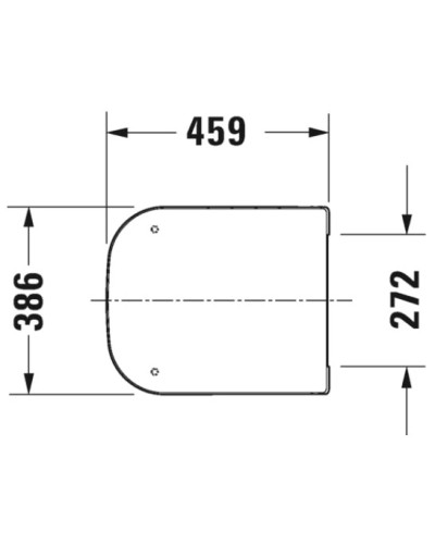 Сиденье для унитаза с микролифтом Duravit P3 Comforts 0020390000