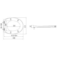 Сиденье для унитаза с микролифтом Am.Pm Bliss C557851WH
