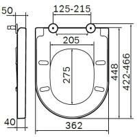 Сиденье для унитаза с микролифтом Am.Pm Spirit C707855WH