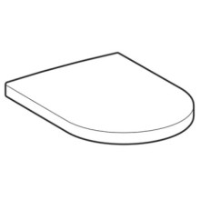 Сиденье для унитаза с микролифтом,верхнее крепление Geberit iCon 574130000