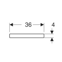 Сиденье для унитаза,нижнее крепление Geberit Renova Plan 572110000