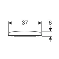 Сиденье для унитаза с микролифтом,верхнее крепление Geberit Renova 573025000