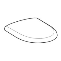 Сиденье для унитаза с микролифтом,верхнее крепление Geberit Renova 573025000