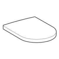 Сиденье для унитаза с микролифтом,верхнее крепление Geberit Renova 573085000