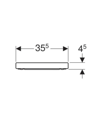 Сиденье для унитаза с микролифтом,верхнее крепление Geberit iCon 500.670.01.1