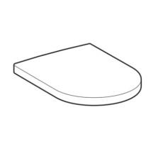 Сиденье для унитаза с микролифтом,верхнее крепление Geberit iCon 500.670.01.1