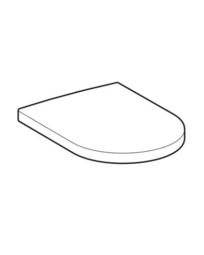 Сиденье для унитаза с микролифтом,верхнее крепление Geberit iCon 500.670.01.1