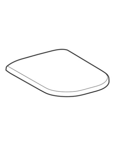 Сиденье для унитаза с микролифтом,верхнее крепление Geberit Smyle 500.236.01.1