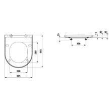 Сиденье для унитаза Laufen Kartell by Laufen 8.9133.2.000.000.1