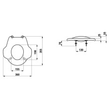 Сиденье для унитаза Laufen Florakids 8.9103.2.061.000.1