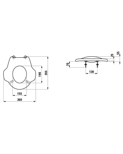 Сиденье для унитаза Laufen Florakids 8.9103.2.061.000.1